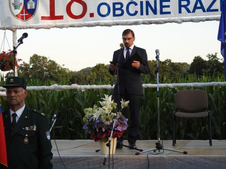 Osrednja občinska proslava ob 18. občinskem prazniku Občine Razkrižje, slovesnost ob odhodu JLA iz SV Slovenije in 25-letnici slovenske samostojnosti 23